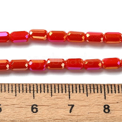 Electroplate Glass Beads Strands EGLA-D031-01-27-1