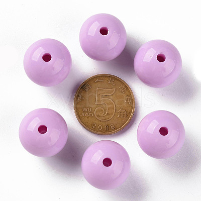 Opaque Acrylic Beads X-MACR-S370-C16mm-A03-1