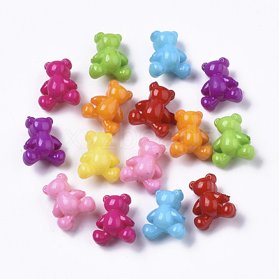 Opaque Acrylic Beads X-MACR-S245-14-1