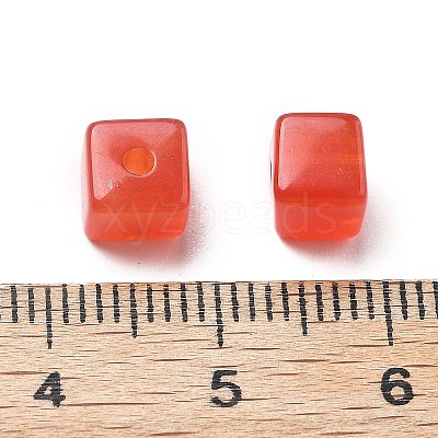 Transparent Acrylic Beads OACR-H044-04B-12-1