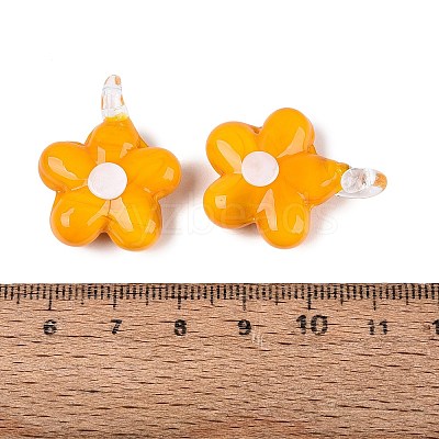 Handmade Lampwork Pendants LAMP-Q039-21D-1