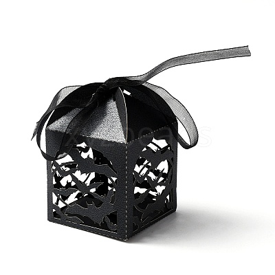 Rectangle Folding Hollow Paper Candy Boxes CBOX-WH0003-31B-1
