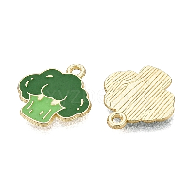 Alloy Enamel Pendants ENAM-Q003-16G-1