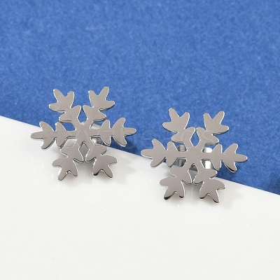 Non-Tarnish 304 Stainless Steel Ear Studs X-EJEW-P045-01P-1