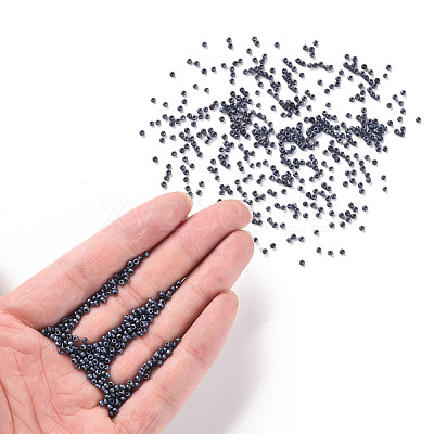 12/0 Grade A Round Glass Seed Beads SEED-Q008-M607-1