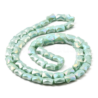 AB Color Plate Glass Beads Strands EGLA-P051-06A-B09-1