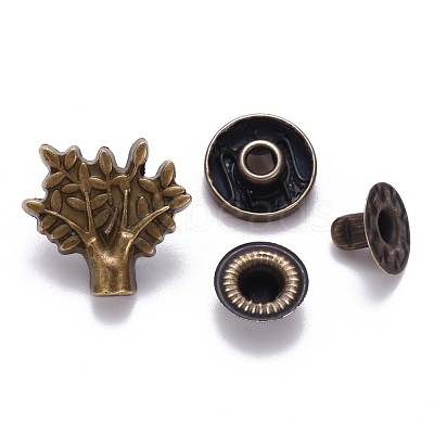 Brass Snap Buttons SNAP-S012-011-RS-1