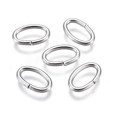 Tarnish Resistant 304 Stainless Steel Open Jump Rings STAS-F250-11P-R-1