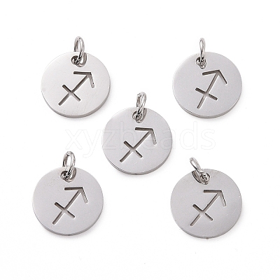 Non-Tarnish 304 Stainless Steel Charms STAS-Q201-T445-9S-1