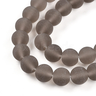 Transparent Glass Beads Strands GLAA-T032-T8mm-MD02-1