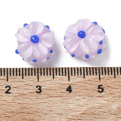Handmade Lampwork Enamel Beads LAMP-Z020-05D-1