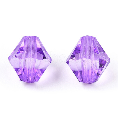 Transparent Acrylic Beads TACR-S146-8mm-34-1