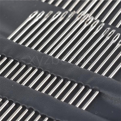 55Pcs Stainless Steel & Iron Yarn Needles PW-WG1A203-01-1