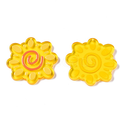 Translucent Acrylic Pendants TACR-T021-45A-1