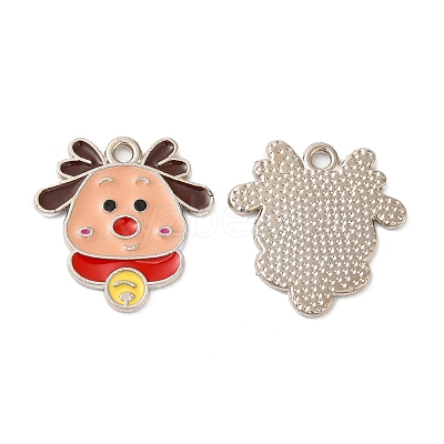 Christmas Alloy Enamel Pendants ENAM-D050-13D-02P-1