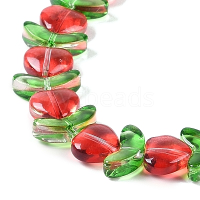 Transparent Glass Beads Strands GLAA-B021-04C-1