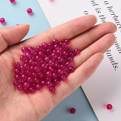 Transparent Acrylic Beads LS-MACR-S370-A6mm-706-1
