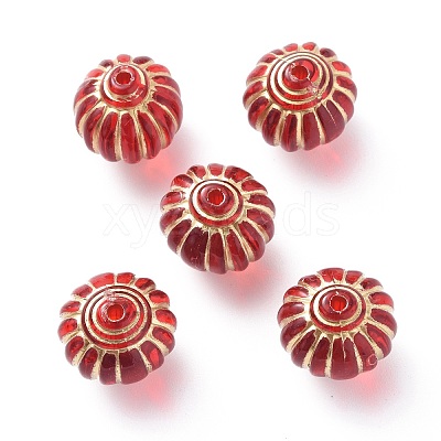 Plating Acrylic Beads X-OACR-P007-03A-1