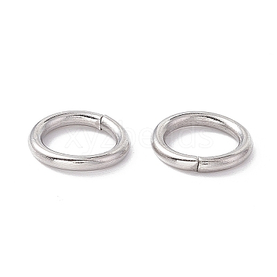 Non-Tarnish 304 Stainless Steel Open Jump Rings X-STAS-C040-01J-P-1