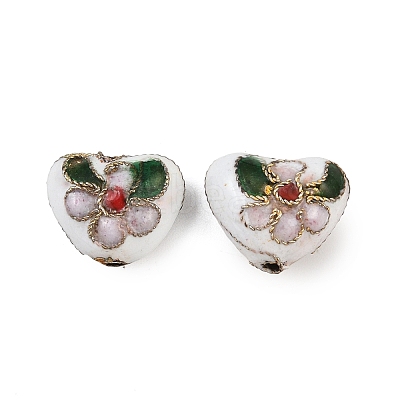 Handmade Cloisonne Beads X-CLB052Y-1-1