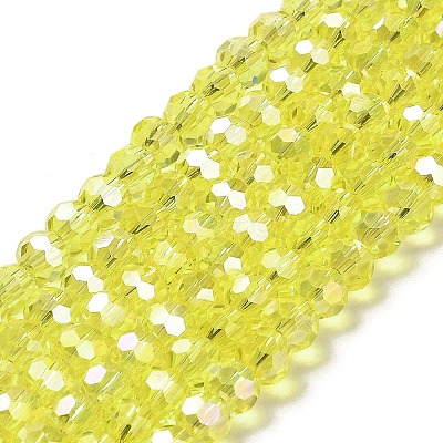 Transparent Glass Beads EGLA-A035-T6mm-B03-1