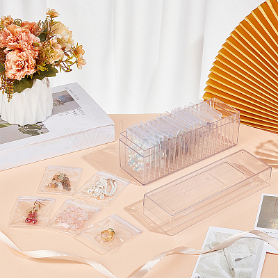 Transparent Acrylic Jewelry Storage Box Sets CON-WH0110-007A-1