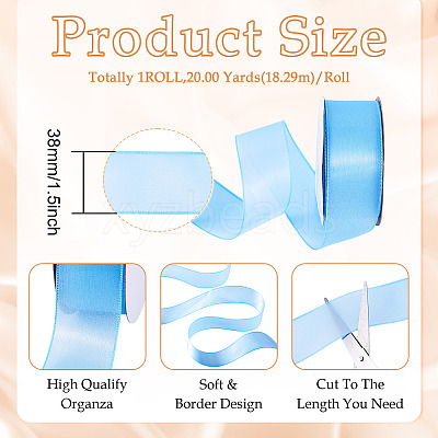 Polyester Organza Ribbon TAC0006-01B-1