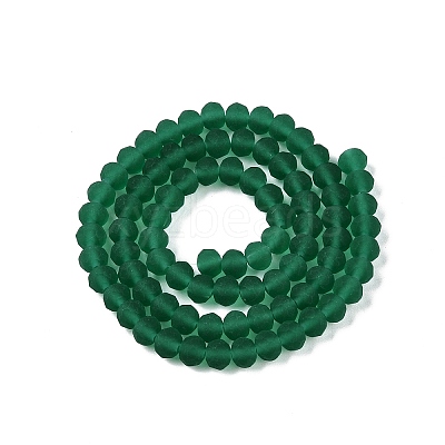 Transparent Glass Beads Strands EGLA-A044-T6mm-MD18-1