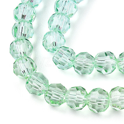 Transparent Glass Beads Strands GLAA-E036-07R-1