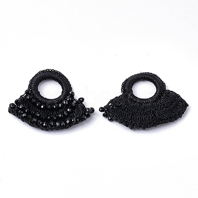 Glass Woven Pendants FIND-T039-02D-1