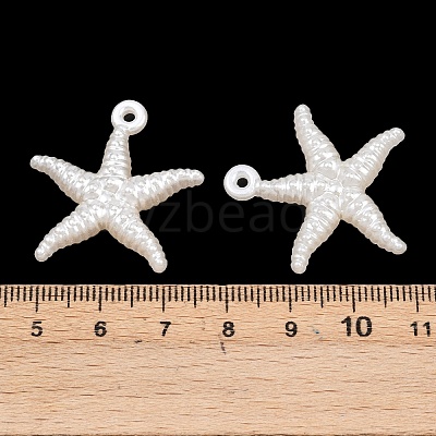 ABS Plastic Imitation Pearl Pendants KY-G035-01A-1
