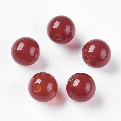 Natural Carnelian Beads G-K275-12-6mm-1