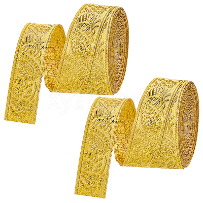 Ethnic Style Polyester Ribbons OCOR-WH0082-545N-1