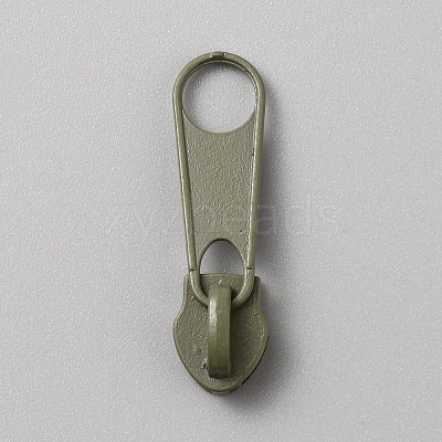 Spray Painted Zinc Alloy Zipper Pull FIND-WH0427-33A-09-1