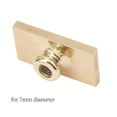 Wax Seal Brass Stamp Head AJEW-WH0215-041-1