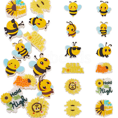12Pcs 12 Styles PVC Beads FIND-TA0009-70-1