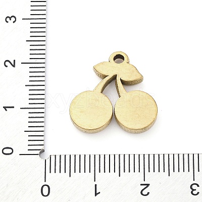 304 Stainless Steel Pendants STAS-V003-07G-1