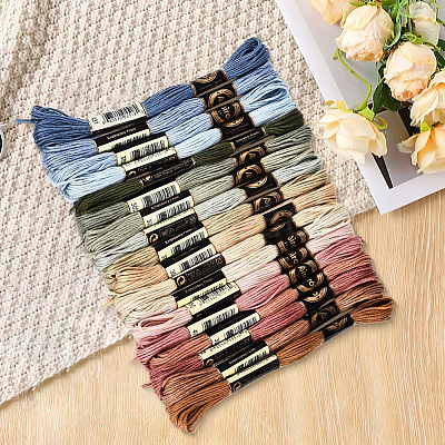 Polyester Embroidery Threads OCOR-WH20074-13B-05C-1