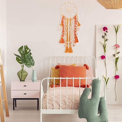 DIY Woven Macrame Wall Hanging Making Sets PW-WG54410-01-1