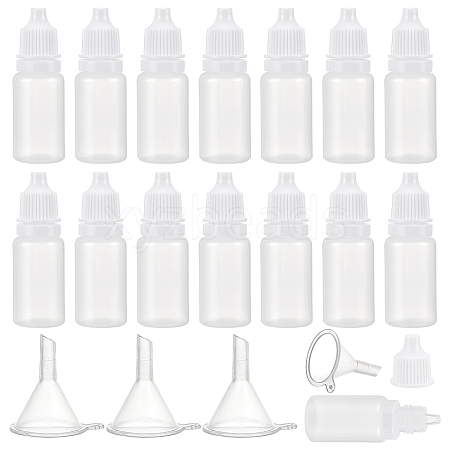  100Pcs Plastic Eye Dropper Bottles MRMJ-NB0001-25-1