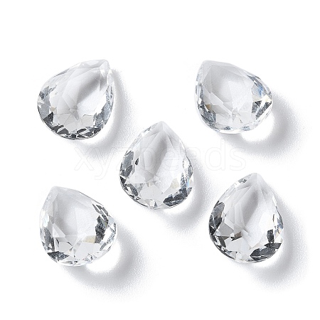 Transparent Glass Rhinestone Cabochons RGLA-B003-08A-10-1