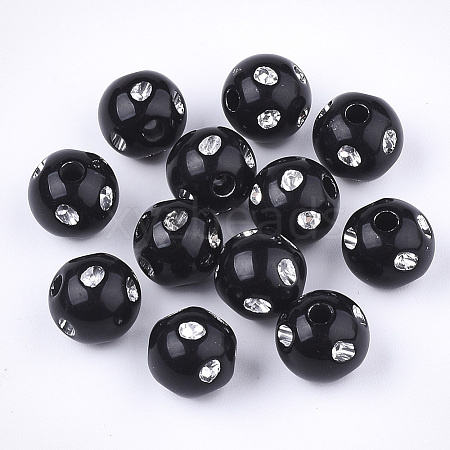 Plating Acrylic Beads LS-PACR-S186-10mm-A01-1