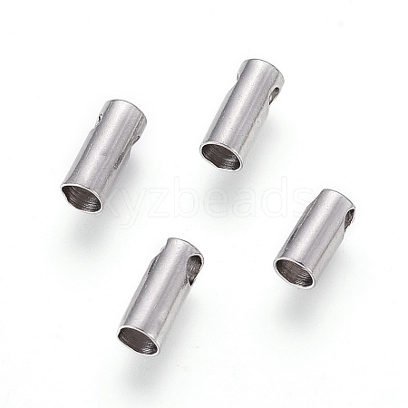 Tarnish Resistant 304 Stainless Steel Cord Ends STAS-K190-01D-P-1