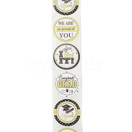 Graduation Theme Stickers Roll DIY-H167-04B-1