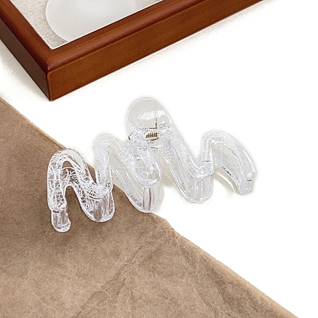 Fashionable Plastic Claw Hair Clips PW-WGB3D71-09-1