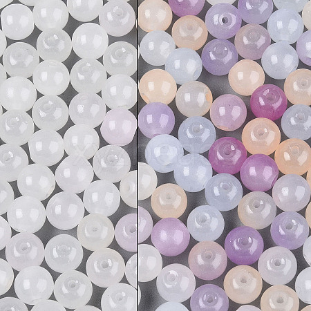 Transparent Glass UV Reactive Beads X-DGLA-F003-02-8mm-1