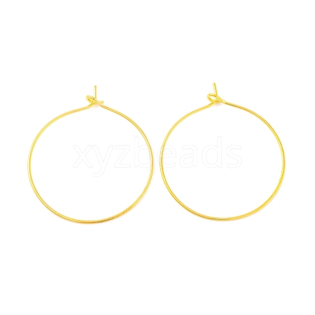 Brass Wine Glass Charm Rings Hoop Earrings X-EC067-3G-1