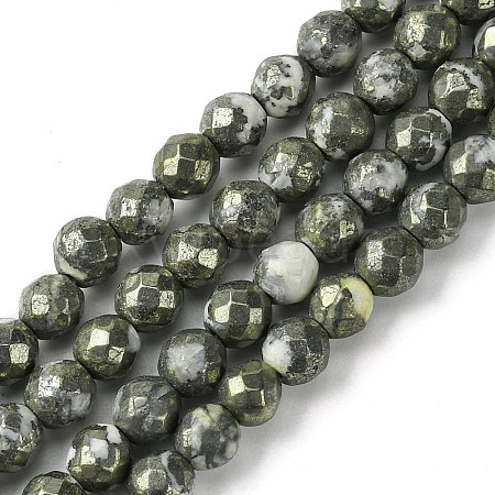 Natural Gemstone Beads Strands G-D067-I03-C02-1