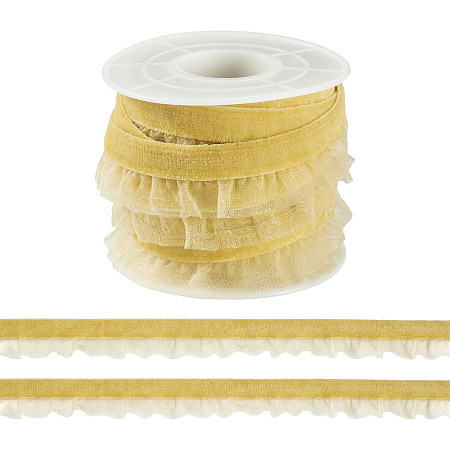 5 Yards Velvet Organza Ribbon SRIB-TA0001-36C-1
