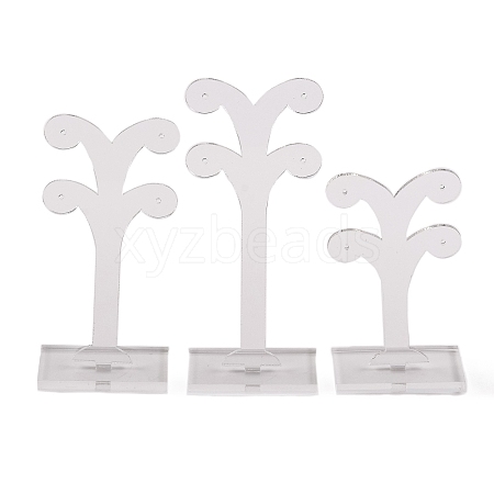 Acrylic Earring Display Tower Set EDIS-K004-01C-1